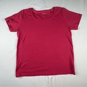 White Stag - Women’s Short Sleeve Shirt - Medium (8-10) - Bright Pink